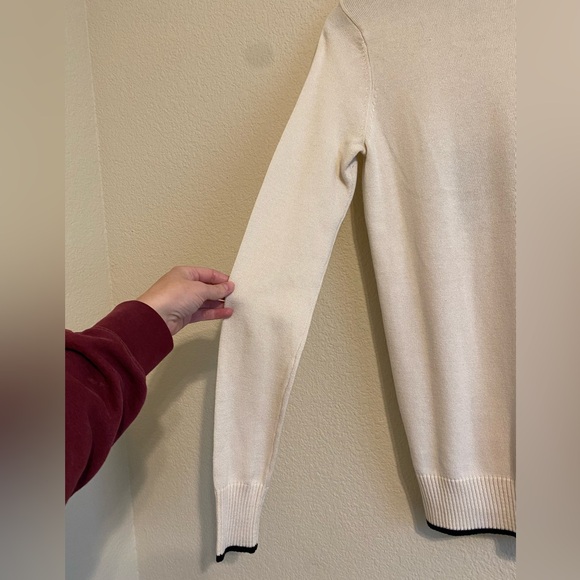 Volcom Bad Toda Stone Cream Motorcycle Print Sweater Size Small Medium - Picture 5 of 14